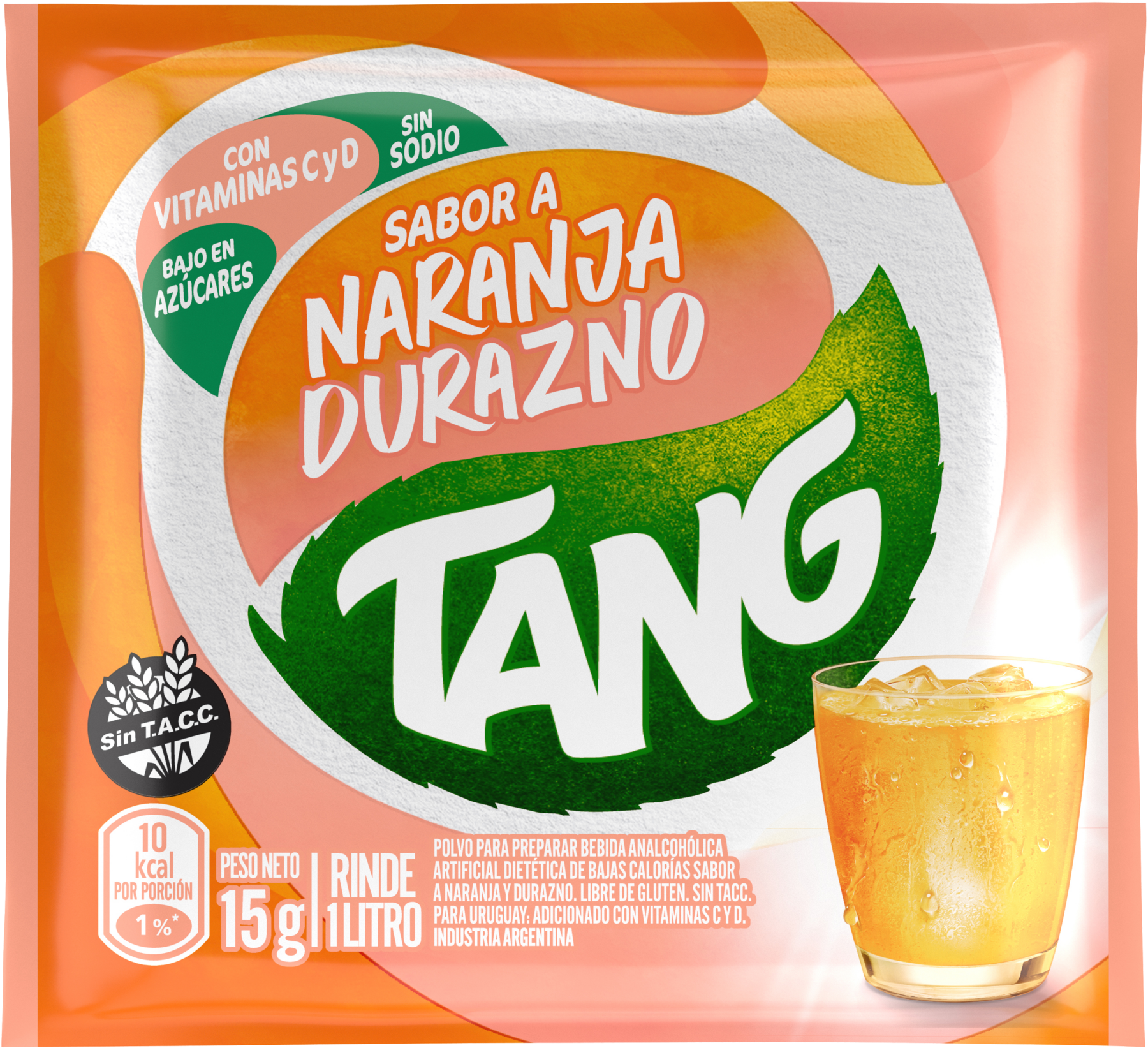 Tang Naranja Durazno - Nerilan Uruguay
